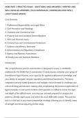 NCBE PART 3 PRACTICE EXAM &ndash; QUESTIONS AND ANSWERS &vert; VERIFIED AND&NewLine;WELL DETAILED ANSWERS &vert; PLUS RATIONALES &vert; DOWNLOAD AND PASS &vert;&NewLine;LATEST EXAM UPDATE