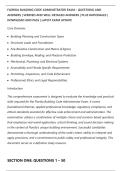 FLORIDA BUILDING CODE ADMINISTRATOR EXAM &ndash; QUESTIONS AND&NewLine;ANSWERS &vert; VERIFIED AND WELL DETAILED ANSWERS &vert; PLUS RATIONALES &vert;&NewLine;DOWNLOAD AND PASS &vert; LATEST EXAM UPDATE