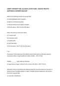 LIBERTY UNIVERSITY BIOL 101 EXAM 2 STUDY GUIDE &vert; BIOLOGY PRACTICE QUESTIONS & ANSWERS 2026&sol;2027