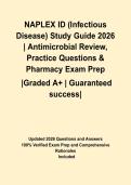 NAPLEX ID &lpar;Infectious Disease&rpar; Study Guide 2026 &vert; Antimicrobial Review&comma; Practice Questions & Pharmacy Exam Prep