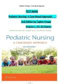 TEST BANK &NewLine;Pediatric Nursing- A Case-Based Approach &NewLine;2nd Edition by Tagher Knapp&NewLine; Chapters 1 - 34 &vert; All Chapters   ISBN&colon;9781975209063&NewLine;&NewLine;