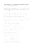 LIBERTY UNIVERSITY ACCT 212 FINAL EXAM STUDY GUIDE &vert; PRINCIPLES OF ACCOUNTING PRACTICE QUESTIONS & ANSWERS 2026&sol;2027