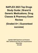 NAPLEX 2023 Top Drugs Study Guide &vert; Brand & Generic Medications&comma; Drug Classes & Pharmacy Exam Review
