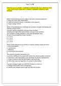 APM PFQ & HEART Combined Examination 2027 Updated 2026&sol;2027 Questions with Verified Answers