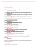 NUR 257&vert;  exam 2 review&vert; With complete solution&vert; Updated RATED A&plus; &vert; 100&percnt; CORRECT&vert; Galen College of Nursing