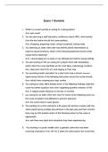 NUR 257&vert;  exam 1&vert; With complete solution&vert; Updated RATED A&plus; &vert; 100&percnt; CORRECT&vert; Galen College of Nursing