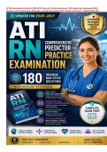 ATI RN Comprehensive Predictor 2026&sol;2027 Proctored Practice Examination &vert; 180 Original NGN-Style Questions with Detailed Rationales &vert; ATI RN Exit Exam Review &vert; Comprehensive Predictor Prep &vert; Updated 2026&ndash;2027