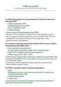 NYEMS Advanced EMT Exam Questions with Verified Answers & Rationales&vert; Latest Update
