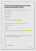 CWB Level 2 Exam Questions and Answers 2026&ndash; Complete Study Set REAL EXAM&excl;&excl;&excl;