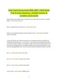 Excel Crash Course Exam 2026&ndash;2027 &vert; Wall Street Prep Practice Questions&comma; Verified Answers & Complete Study Guide