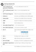 CCHT Exam Review Prep &vert; Certified Clinical Hemodialysis Technician &vert; Score 100&percnt; &vert; 2025 Update &vert; Study Guide &sol; Test Bank