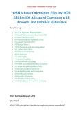 &NewLine;OSHA Basic Orientation Plus test 2026 Edition 100 Advanced Questions with Answers and Detailed Rationales &period;pdf&NewLine;