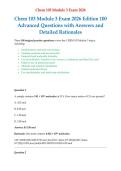 &NewLine;Chem 103 Module 3 Exam 2026 Edition 100 Advanced Questions with Answers and Detailed Rationales &period;pdf&NewLine;