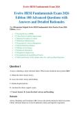 &NewLine;Evolve HESI Fundamentals Exam 2026 Edition 100 Advanced Questions with Answers and Detailed Rationales&period;pdf&NewLine;