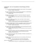 COUC 667&vert; Quiz 7 &vert; Conceptualization Christian Theology and Christian Integration&vert; With updated RATED A&plus; &vert; NEW &vert; Liberty University