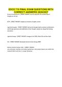 EDCO 715 FINAL EXAM QUESTIONS WITH CORRECT ANSWERS 2026