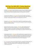 PALS Post Test 2026&ndash;2027 Practice Questions&comma; Verified Answers & Complete Study Guide