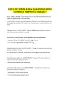EDCO 557 FINAL EXAM QUESTIONS WITH CORRECT ANSWERS 2026