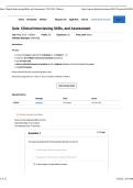 COUC 667&vert; WEEK 2 Clinical Interviewing Skills&comma; and Assessment&NewLine;&vert; With complete solution&vert; updated RATED A&plus; &vert; NEW &vert; Liberty University