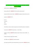 ALL THE COMSAE EXAM WITH QUESTION AND WELL VERIFIED&NewLine;ANSWERS &commat;2026