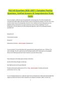 PALS All Questions 2026&ndash;2027 &vert; Complete Practice Questions&comma; Verified Answers & Comprehensive Study Guide