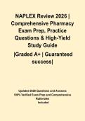 NAPLEX Review 2026 &vert; Comprehensive Pharmacy Exam Prep&comma; Practice Questions & High-Yield Study Guide