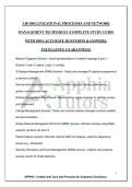 3&period;00 ORGANIZATIONAL PROCESSES AND NETWORK&NewLine;MANAGEMENT TECHNIQUES &vert;COMPLETE STUDY GUIDE&NewLine;WITH 100&percnt; ACCURATE QUESTIONS &ANSWERS&period;&NewLine;EXCELLENCE GUARANTEED&period;