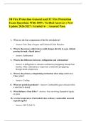 3B Fire Protection General and 3C Fire Protection&NewLine;Exam Questions With 100&percnt; Verified Answers &vert; New&NewLine;Update 2026&sol;2027 &vert; Graded A&plus; &vert; Assured Pass&period;