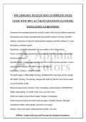 WSU GEOLOGY 101 EXAM TEST 3 &vert;COMPLETE STUDY&NewLine;GUIDE WITH 100&percnt; ACCURATE QUESTIONS &ANSWERS&period;&NewLine;EXCELLENCE GUARANTEED&period;