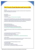 TMC Practice Exam Questions and Answers 2026&period;