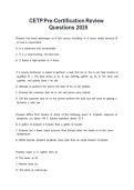 CETP Pre-Certification Review Questions with Correct Answers 2026 &vert; Complete Propane Technician Certification Study Guide &vert; Latest CETP Exam Prep & Practice Test