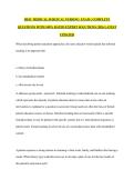 HESI  MEDICAL SURGICAL NURSING  EXAM &vert; COMPLETE QUESTIONS WITH 100&percnt; RATED EXPERT SOLUTIONS &vert;2026 LATEST UPDATED