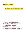 Harr Clinical Chemistry Exam Prep &vert; Medical Laboratory Science Study Guide&comma; Practice Questions & Answers 2026&sol;2027
