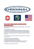 CPO LATEST EXAMS SCRIPT QUESTIONS AND ANSWERS SURE A&period;pdf