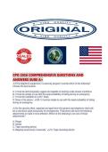 CPO 2026 COMPREHENSIVE QUESTIONS AND ANSWERS SURE A&period;pdf