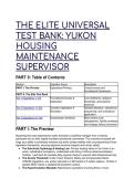 The Elite Universal Test Bank&colon; Yukon Housing Maintenance Supervisor &vert; 2026&sol;2027 S-Tier Exam Prep