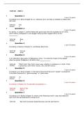 EVAN 101 Exam-2 Study guide &vert; With complete solution&vert; Updated RATED A&plus; &vert; NEW EDITION&vert; 100&percnt; CORRECT&vert; Liberty University