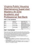 2026&sol;2027 Virginia Public Housing Maintenance Supervisor Mastery &vert; Elite S-Tier Test Bank &lpar;VRLTA&comma; NSPIRE&comma; VMC&comma; DPOR&rpar;
