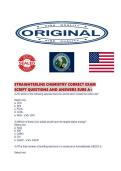 STRAIGHTERLINE CHEMISTRY CORRECT EXAM SCRIPT QUESTIONS AND ANSWERS SURE A&period;pdf