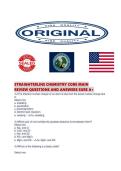 STRAIGHTERLINE CHEMISTRY CORE MAIN REVIEW QUESTIONS AND ANSWERS SURE A&period;pdf