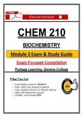 CHEM 210 Module 3 Exam &ndash; Biochemistry &ndash; &lpar;2026&rpar; Actual Questions & Answers &lpar;Portage&rpar; Guarantee Pass
