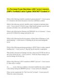 UA Foreman Exam Questions with Correct Answers&NewLine;&lpar;100&percnt; Verified&rpar; Latest Update 2026&sol;2027 Graded A&plus;&period;