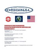 THERAPEUTIC CRISIS INTERVENTION EVALUATION EXAMS UPDATED QUESTIONS AND ANSWERS SURE A&period;pdf&NewLine;&NewLine;