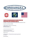 ANEQ 320 COMPREHENSIVE EXAMS UPDATED QUESTIONS AND ANSWERS SURE A&period;pdf