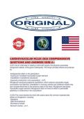 CARDIOVASCULAR NCLEX 2026 COMPREHENSIVE QUESTIONS AND ANSWERS SURE A&period;pdf