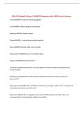 BIOL 251 Module 1 Exam &vert; UPDATED Questions with 100&percnt; Correct Answers&NewLine;