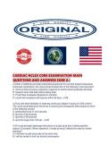 CARDIAC NCLEX CORE EXAMINATION MAIN QUESTIONS AND ANSWERS SURE A&period;pdf