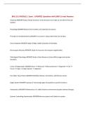 BIOL 251 MODULE 1 Exam &vert; UPDATED Questions with 100&percnt; Correct Answers&NewLine;