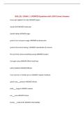 BIOL 251- EXAM 1 &vert; UPDATED Questions with 100&percnt; Correct Answers&NewLine;