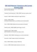 EDF 6225 Module 2 Questions with Correct Answers 2026